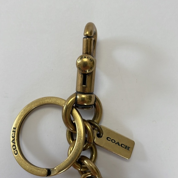Coach Horse & Carriage Key Fob Keychain Bag Charm - Picture 4 of 11